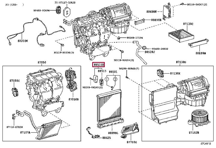 Toyota 8851508140 Автозапчастина 8851508140: Приваблива ціна - Купити в Україні на EXIST.UA! 8851508140 Toyota Автозапчастина
