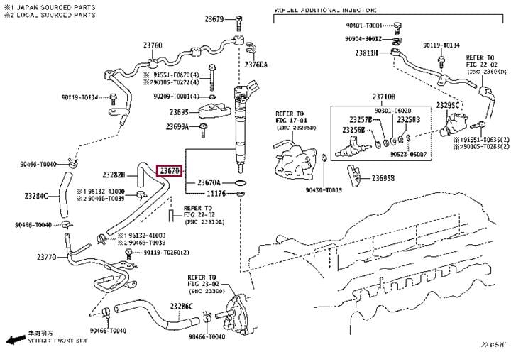 Toyota 23670-19015 Форсунка топливная 2367019015: Отличная цена - Купить в Украине на EXIST.UA! 2367019015 Toyota Форсунка топливная