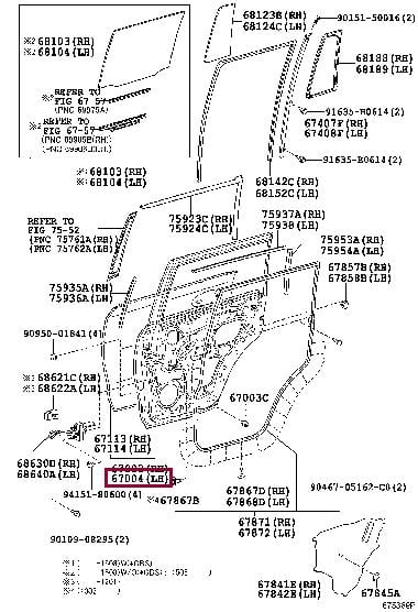 6700460540 Toyota Дверь