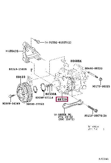 Toyota 88320-3A520 COMPRESSOR ASSY 883203A520: Отличная цена - Купить в Украине на EXIST.UA! 883203A520 Toyota COMPRESSOR ASSY