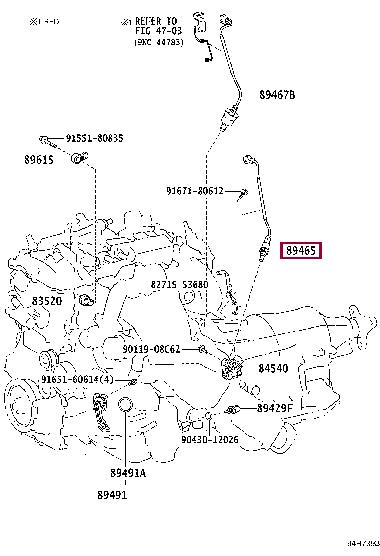Toyota 89465-53310 Автозапчастина 8946553310: Приваблива ціна - Купити в Україні на EXIST.UA! 8946553310 Toyota Автозапчастина