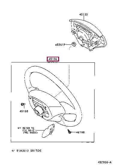4510002201 Toyota Кермо