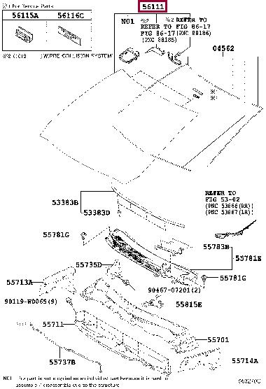 561010H040 Toyota Автозапчастина