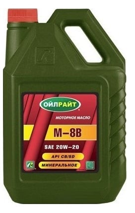Oilright 2484 Моторна олива Oilright М-8В 20W-20, 5 л 2484: Приваблива ціна - Купити в Україні на EXIST.UA!