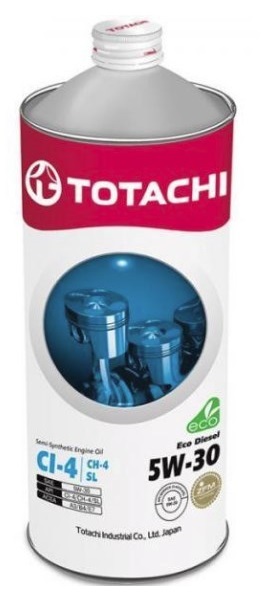 Totachi 4562374690462 Моторна олива Totachi Eco Diesel 5W-30, 1 л 4562374690462: Купити в Україні - Добра ціна на EXIST.UA!