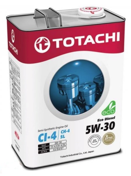 Totachi 4562374690479 Моторна олива Totachi Eco Diesel 5W-30, 4 л 4562374690479: Купити в Україні - Добра ціна на EXIST.UA!