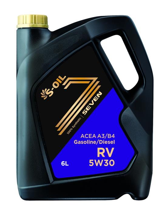 S-Oil SRV5306 Моторна олива S-Oil SEVEN RV 5W-30, 6л SRV5306: Приваблива ціна - Купити в Україні на EXIST.UA!