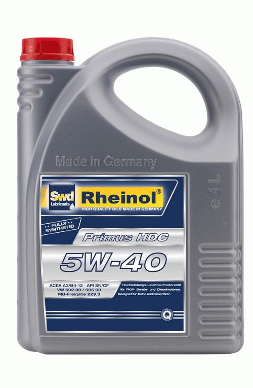 SWD Rheinol 31167.485 Моторна олива SWD Rheinol Primus HDC 5W-40, 4л 31167485: Купити в Україні - Добра ціна на EXIST.UA!