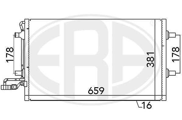 Era 667027 Радіатор кондиціонера (Конденсатор) 667027: Купити в Україні - Добра ціна на EXIST.UA!