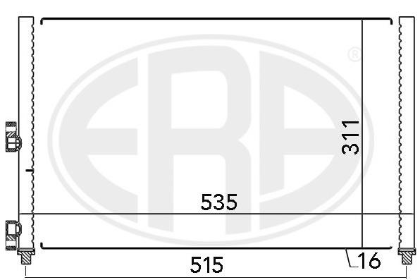 Era 667024 Радіатор кондиціонера (Конденсатор) 667024: Купити в Україні - Добра ціна на EXIST.UA!