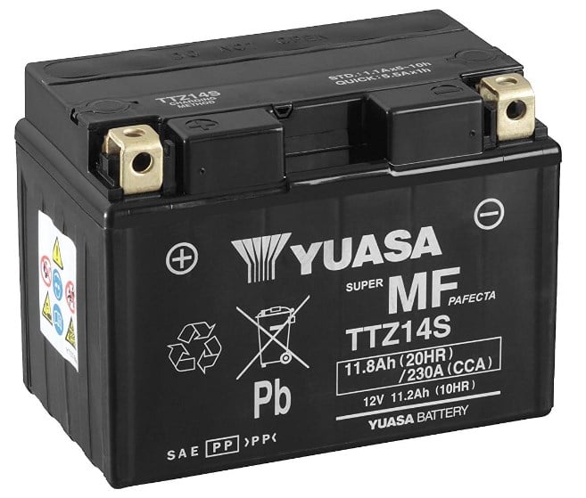 Yuasa TTZ14S Акумулятор Yuasa AGM 12В 11,2Ач 230A L+ TTZ14S: Купити в Україні - Добра ціна на EXIST.UA!
