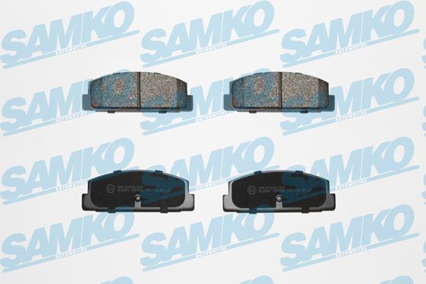 Samko 5SP876 Гальмівні колодки, комплект 5SP876: Купити в Україні - Добра ціна на EXIST.UA!