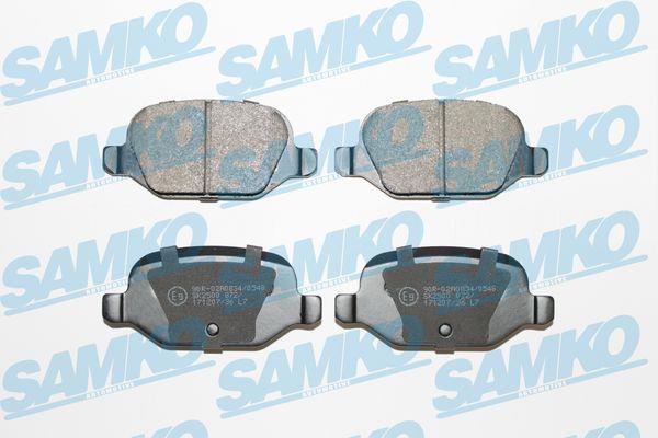 Samko 5SP872 Гальмівні колодки, комплект 5SP872: Купити в Україні - Добра ціна на EXIST.UA!