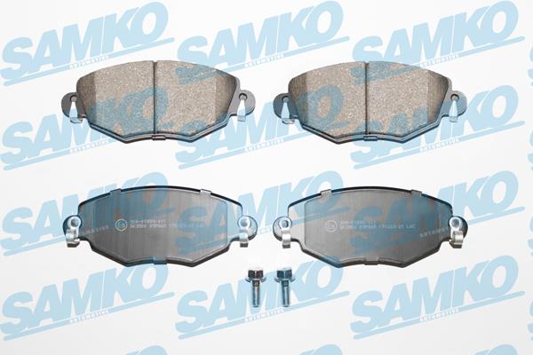 5SP865 Samko Тормозные колодки дисковые, комплект