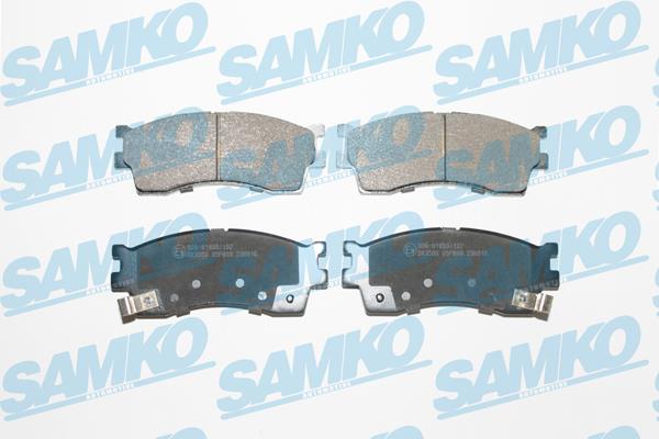 Samko 5SP809 Гальмівні колодки, комплект 5SP809: Купити в Україні - Добра ціна на EXIST.UA!