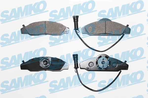 Samko 5SP721 Гальмівні колодки, комплект 5SP721: Купити в Україні - Добра ціна на EXIST.UA!