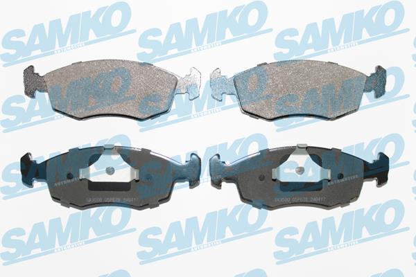 Samko 5SP678 Гальмівні колодки, комплект 5SP678: Купити в Україні - Добра ціна на EXIST.UA!