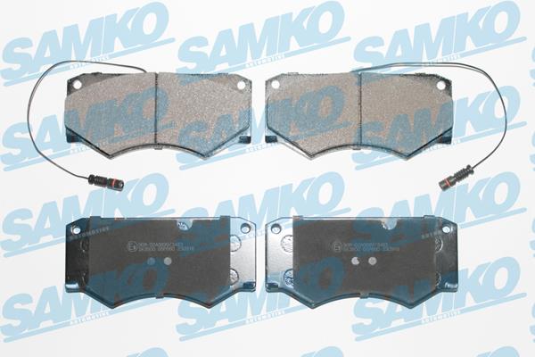 Samko 5SP660 Гальмівні колодки, комплект 5SP660: Купити в Україні - Добра ціна на EXIST.UA!