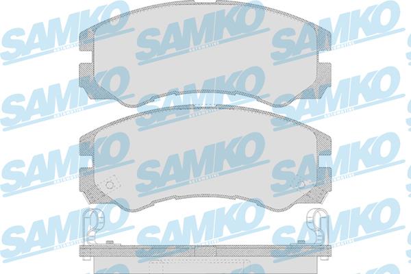 Samko 5SP658 Гальмівні колодки, комплект 5SP658: Купити в Україні - Добра ціна на EXIST.UA!
