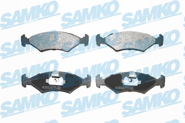 Samko 5SP628 Гальмівні колодки, комплект 5SP628: Купити в Україні - Добра ціна на EXIST.UA!