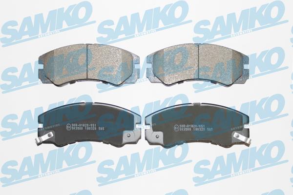 Samko 5SP565 Гальмівні колодки, комплект 5SP565: Приваблива ціна - Купити в Україні на EXIST.UA!