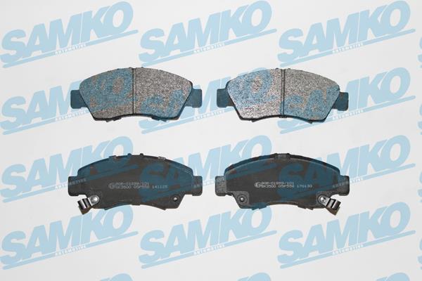 Samko 5SP558 Гальмівні колодки, комплект 5SP558: Купити в Україні - Добра ціна на EXIST.UA!