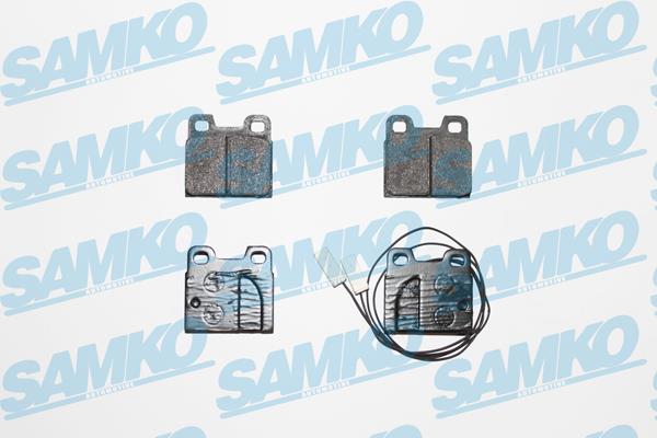 Samko 5SP531 Гальмівні колодки, комплект 5SP531: Купити в Україні - Добра ціна на EXIST.UA!