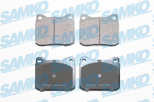 5SP401 Samko Тормозные колодки дисковые, комплект
