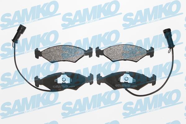 Samko 5SP327 Гальмівні колодки, комплект 5SP327: Купити в Україні - Добра ціна на EXIST.UA!