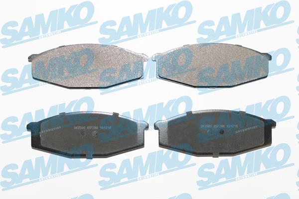 Samko 5SP289 Гальмівні колодки, комплект 5SP289: Купити в Україні - Добра ціна на EXIST.UA!