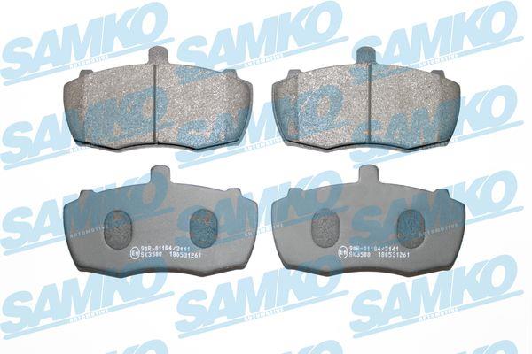 Samko 5SP261 Гальмівні колодки, комплект 5SP261: Купити в Україні - Добра ціна на EXIST.UA!