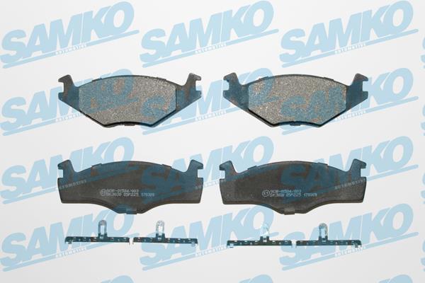 Samko 5SP225 Гальмівні колодки, комплект 5SP225: Купити в Україні - Добра ціна на EXIST.UA!