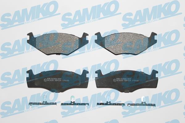 Samko 5SP224 Гальмівні колодки, комплект 5SP224: Приваблива ціна - Купити в Україні на EXIST.UA!