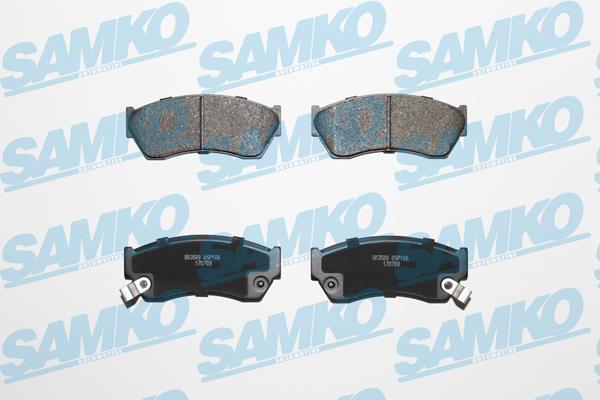 Samko 5SP186 Гальмівні колодки, комплект 5SP186: Купити в Україні - Добра ціна на EXIST.UA!