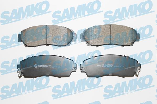 Samko 5SP1634 Гальмівні колодки, комплект 5SP1634: Приваблива ціна - Купити в Україні на EXIST.UA!