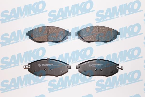 Samko 5SP1629 Гальмівні колодки, комплект 5SP1629: Купити в Україні - Добра ціна на EXIST.UA!
