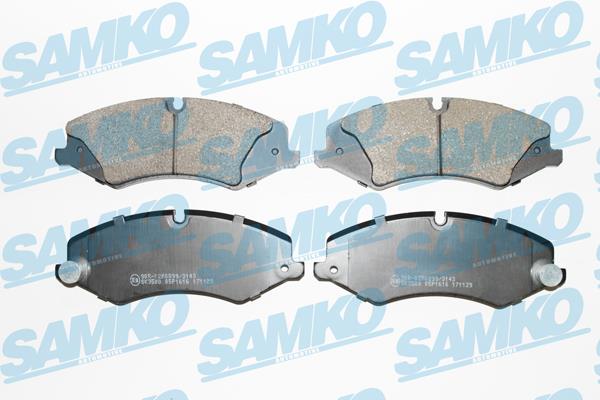Samko 5SP1616 Гальмівні колодки, комплект 5SP1616: Приваблива ціна - Купити в Україні на EXIST.UA!