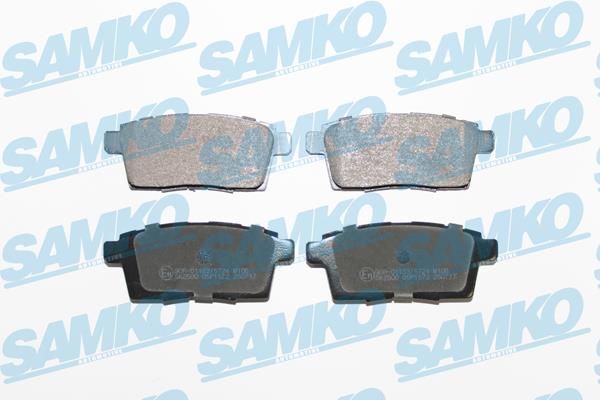 Комплект тормозных колодок Mazda CX-7 (Мазда СХ-7): 5SP1572 Samko Тормозные колодки дисковые, комплект