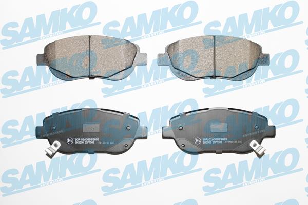 5SP1566 Samko Тормозные колодки дисковые, комплект