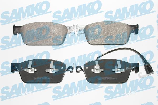 Samko 5SP1551 Гальмівні колодки, комплект 5SP1551: Приваблива ціна - Купити в Україні на EXIST.UA!