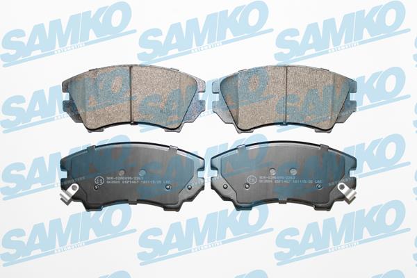Samko 5SP1467 Гальмівні колодки, комплект 5SP1467: Купити в Україні - Добра ціна на EXIST.UA!