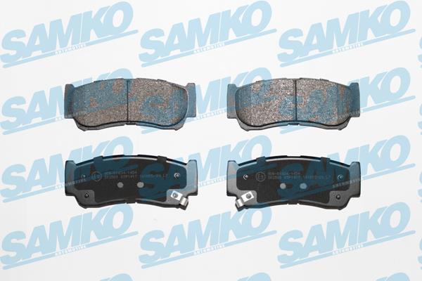 5SP1417 Samko Тормозные колодки дисковые, комплект