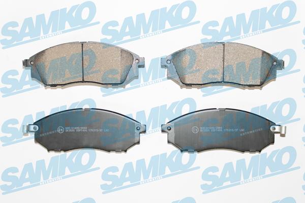 Samko 5SP1406 Гальмівні колодки, комплект 5SP1406: Купити в Україні - Добра ціна на EXIST.UA!