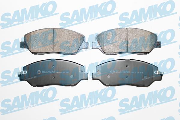 Samko 5SP1382 Гальмівні колодки, комплект 5SP1382: Купити в Україні - Добра ціна на EXIST.UA!