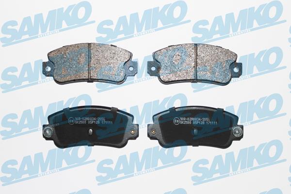 Samko 5SP128 Гальмівні колодки, комплект 5SP128: Купити в Україні - Добра ціна на EXIST.UA!