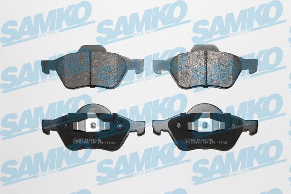 Samko 5SP1279 Гальмівні колодки, комплект 5SP1279: Купити в Україні - Добра ціна на EXIST.UA!