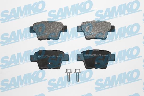 Samko 5SP1278 Гальмівні колодки, комплект 5SP1278: Купити в Україні - Добра ціна на EXIST.UA!