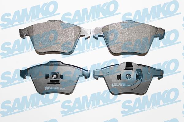 Samko 5SP1277 Гальмівні колодки, комплект 5SP1277: Приваблива ціна - Купити в Україні на EXIST.UA!