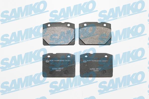 Samko 5SP127 Гальмівні колодки, комплект 5SP127: Купити в Україні - Добра ціна на EXIST.UA!