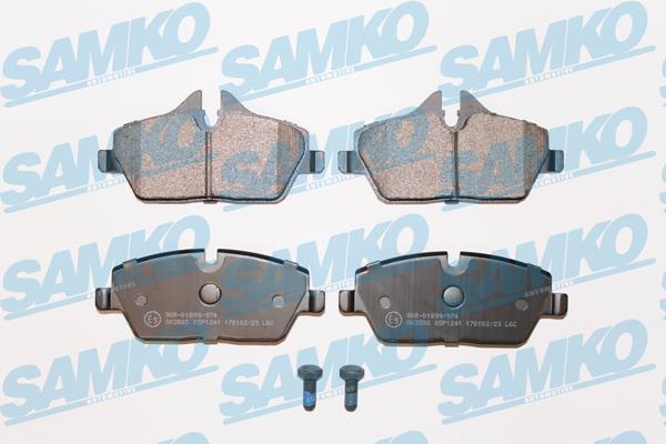 Samko 5SP1241 Гальмівні колодки, комплект 5SP1241: Приваблива ціна - Купити в Україні на EXIST.UA!
